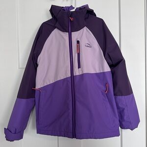 LL Bean Kids Fleece Lined 3 in 1 jacket